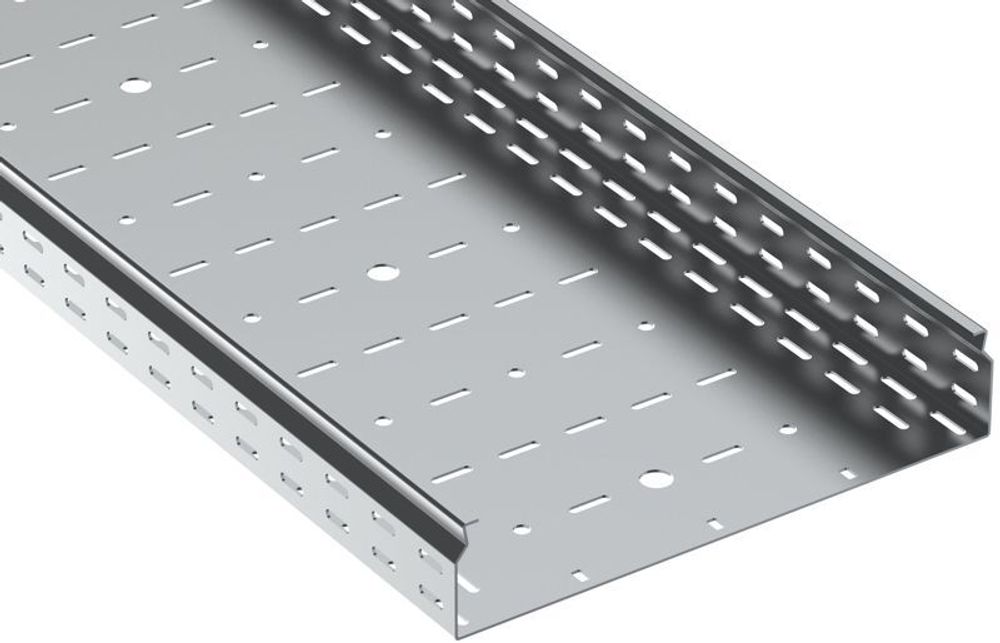 Лоток листовой перфорир. 80х400 L2500 сталь 1.5мм ESCA 7 IEK CLP10-080-400-150-D25