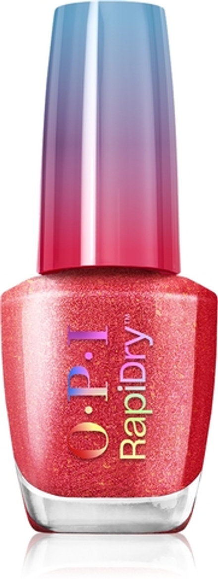 OPI Rapidry - Быстро сохнущий лак для ногтей оттенок Fuego On-the-Go, 9 ml