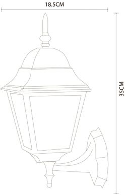 Уличный настенный светильник Arte Lamp