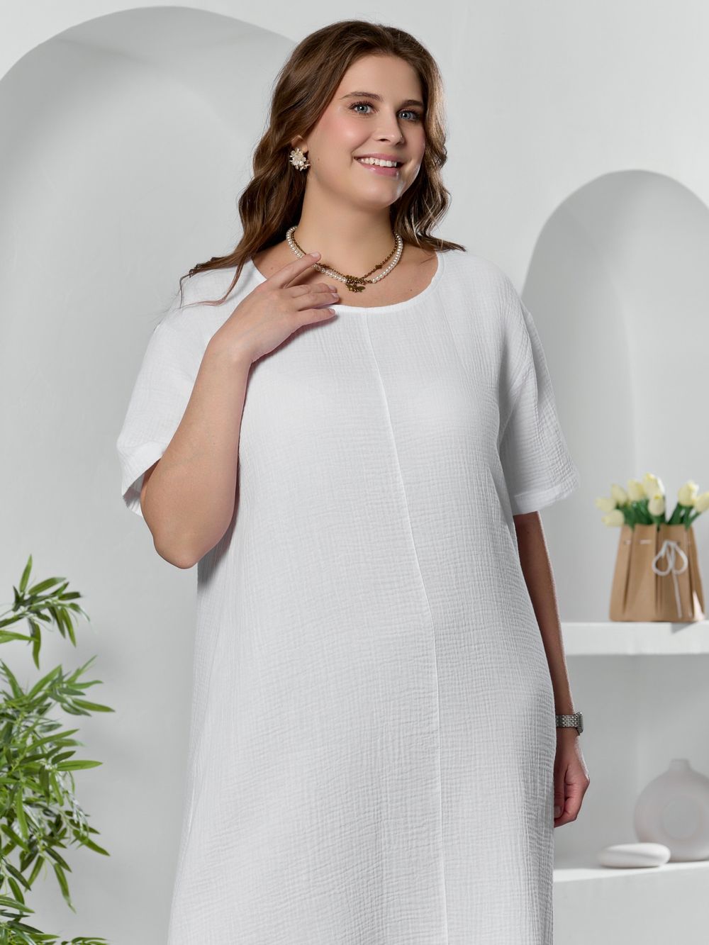 Платье Вуаль-1 Виотекс БЕЛЫЙ