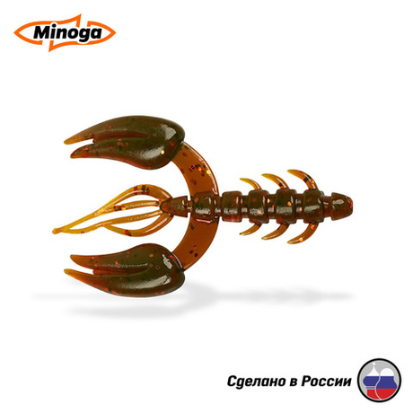 Силиконовая приманка "Minoga" JAGGER 3,0"(4шт) 75мм, 6гр, цвет 027