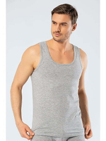 Майка мужская серый меланж