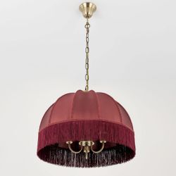 Citilux Базель CL407133 Люстра подвесная с бордовым абажуром