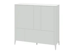 Шкаф Type 3 двери 2 ящика высота 135 см (белый)