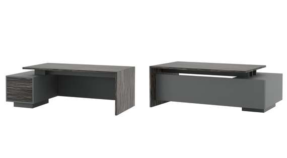 Стол письменный на опорной тумбе