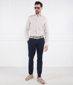 Льняная рубашка Oscar Jacobson - бежевый(12407345)