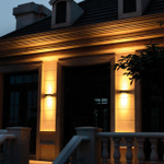 Уличный настенный светодиодный светильник 357228 STREET NT15 173 черный IP54 LED 4000К 6W 220V SUBMARINE