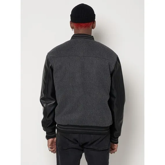Бомбер мужской, цвет серый, размер 48