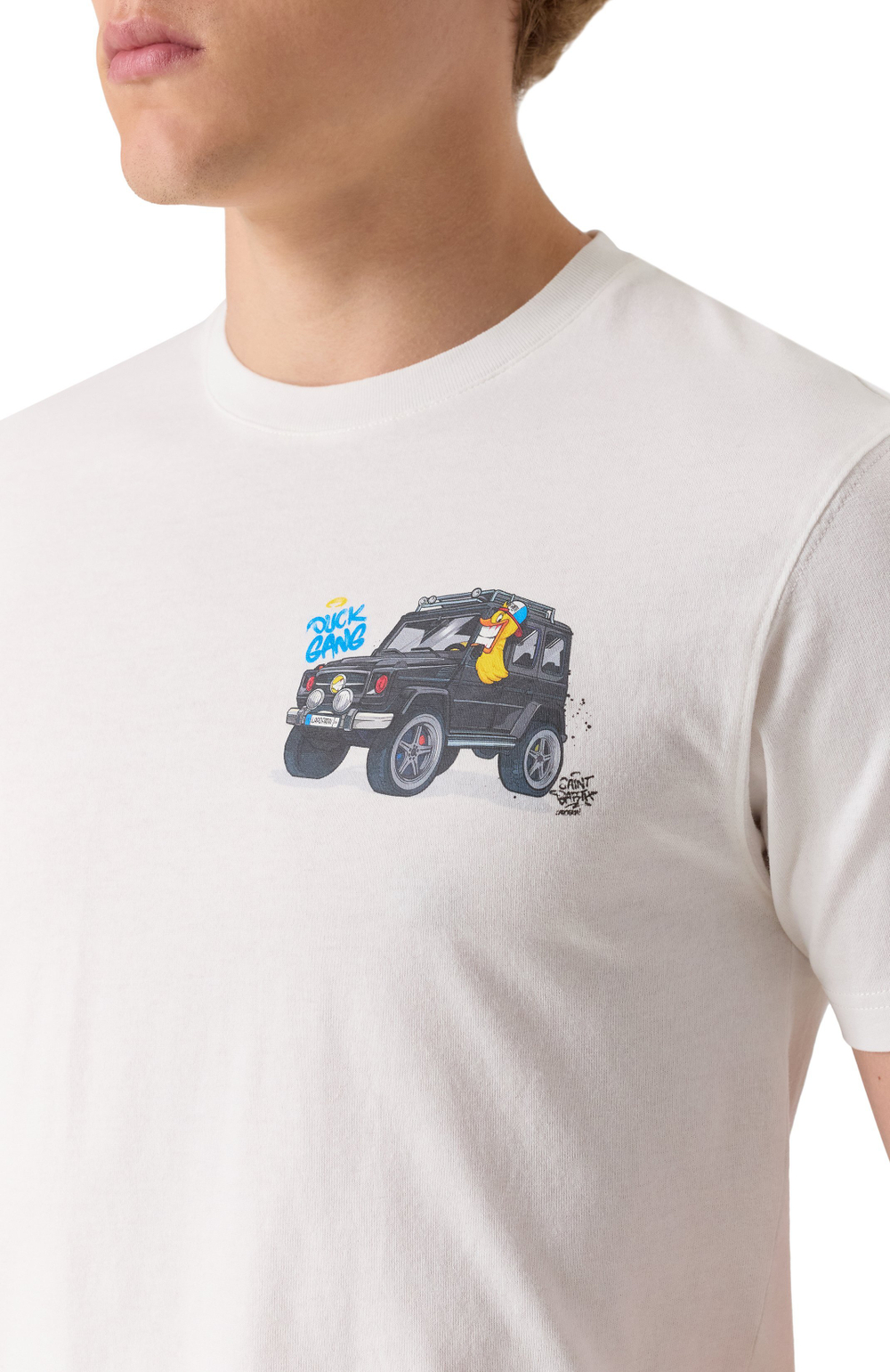 Футболка MC Saint Barth CPT Gang белый