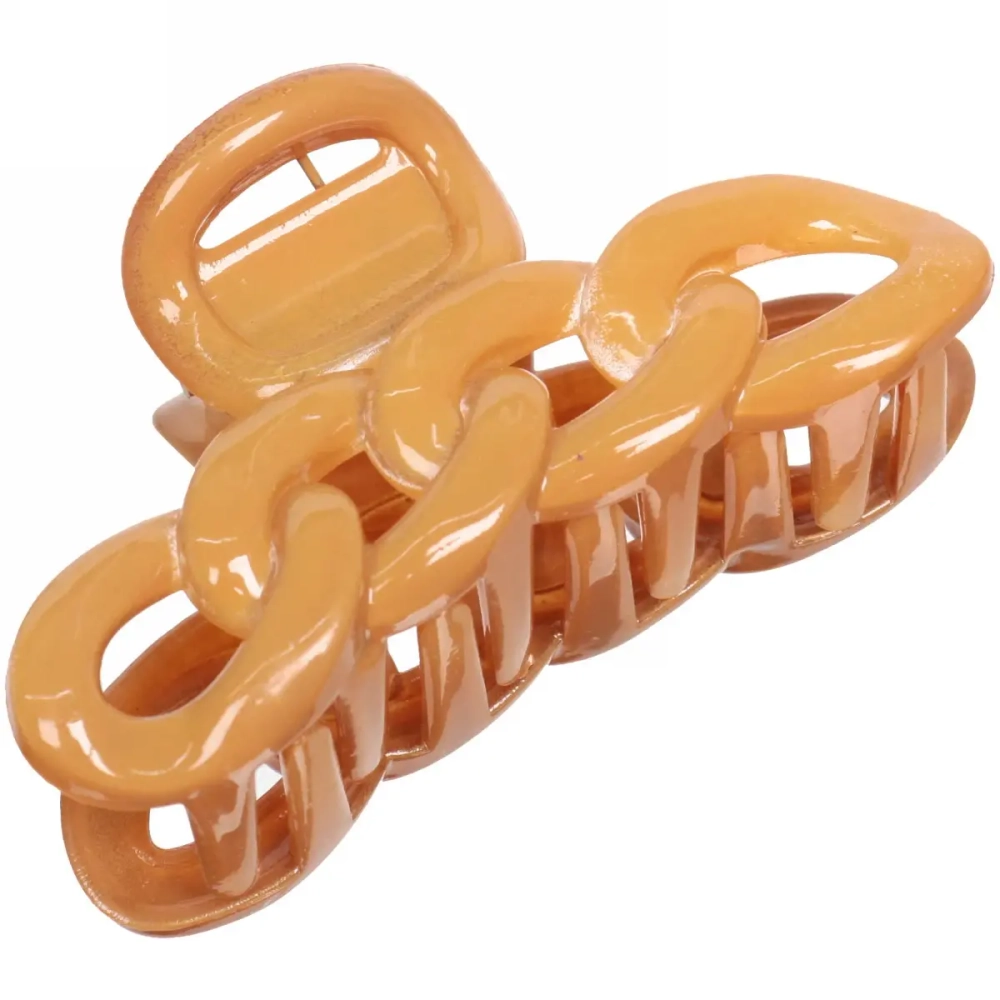 Заколка-краб для волос на блистере «Magic Gloss», кольца, микс 6 цветов, 6,5см