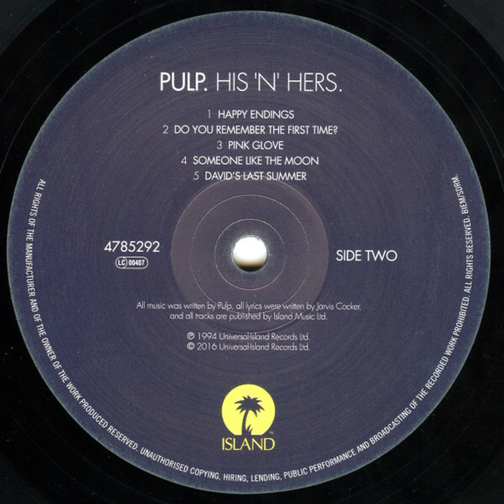 Pulp / His 'n' Hers (LP)