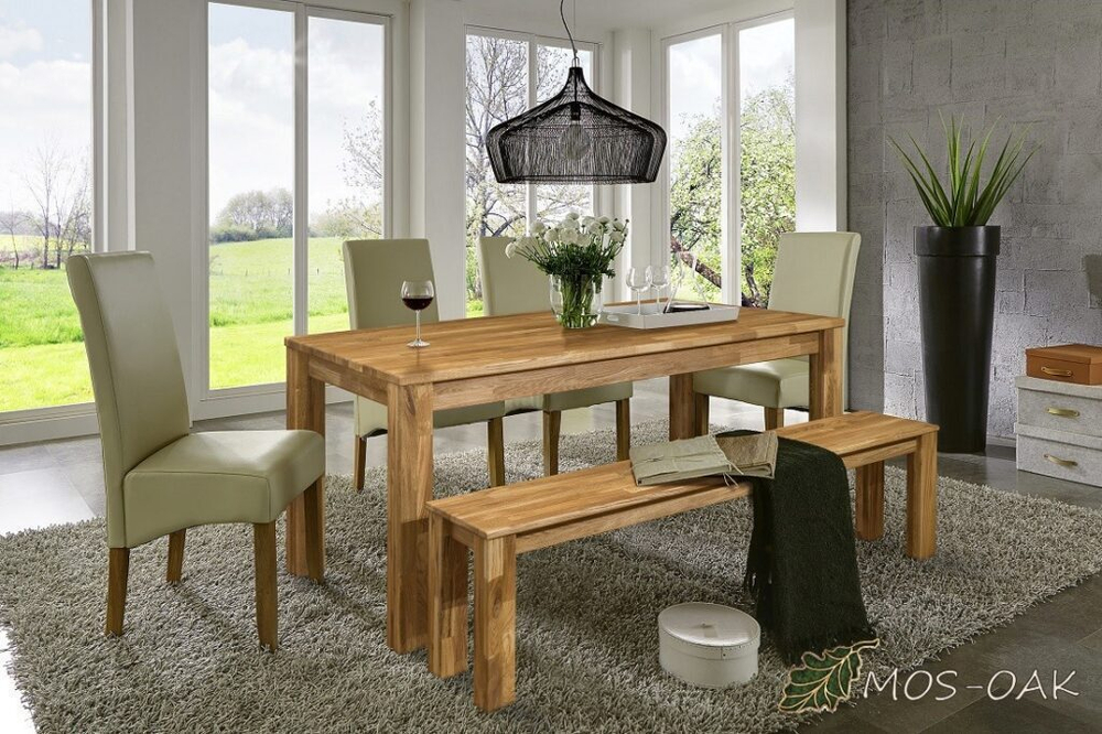 Стол обеденный из массива дуба Клермон-02