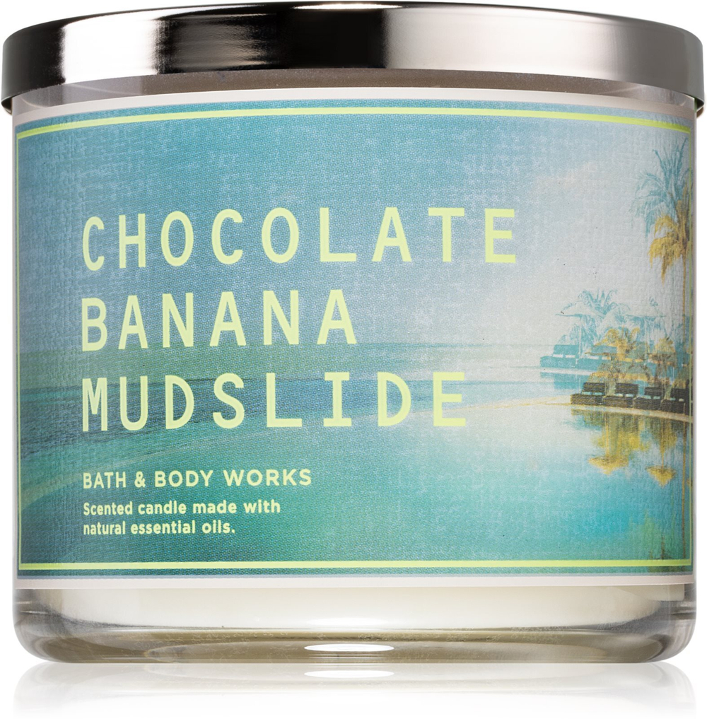 Bath & Body Works Chocolate Banana Mudslide - ароматическая свеча /   411  g  / GTIN 667556688405