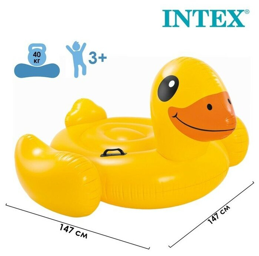 Надувной плот " Желтая утка Омбре " Intex 57556