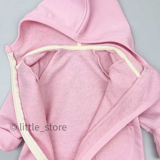 Комбинезон из футера "Simple" Розовый