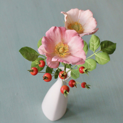 Молд вайнер силиконовый для лепки лепестков шиповника - Розы ругоза / форма для лепестков розы