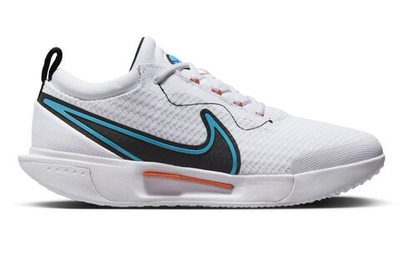 Мужские кроссовки теннисные Nike Zoom Court Pro HC - white/black/baltic blue/picante red