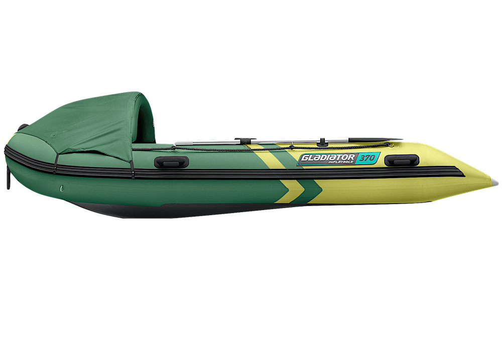 Лодка ПВХ Gladiator Active C370AL с алюминиевым полом -