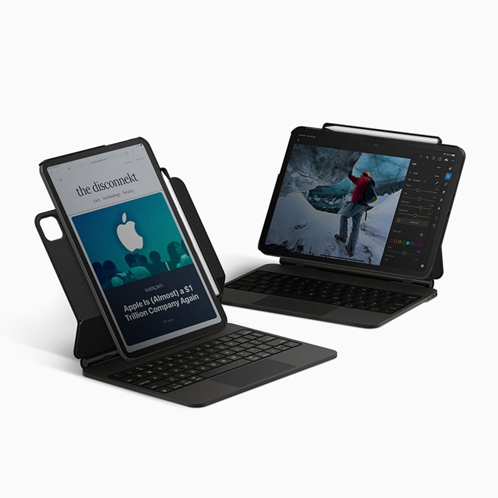 Uniq для iPad Pro 13 (2024/25) чехол AXEL Sanp-easy Magnetic Black