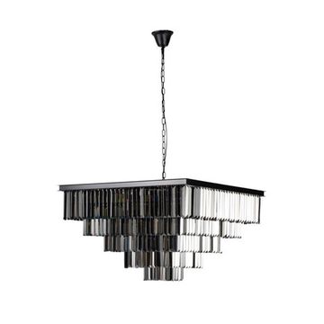 Подвесная люстра 15*Е14 10018/800S чёрный Prism LOFT IT