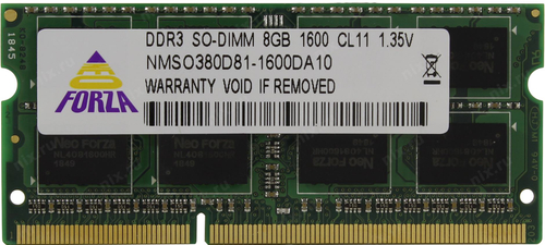 Модуль памяти Neo Forza <NMSO380D81-1600DA10> DDR3 SODIMM 8Gb <PC3-12800>