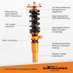 Coilovers Shock Kits подходит для автомобиля BMW 3 Touring (E91) (2004-2012) Adj. Damper Coil Spring Strut lowering kit