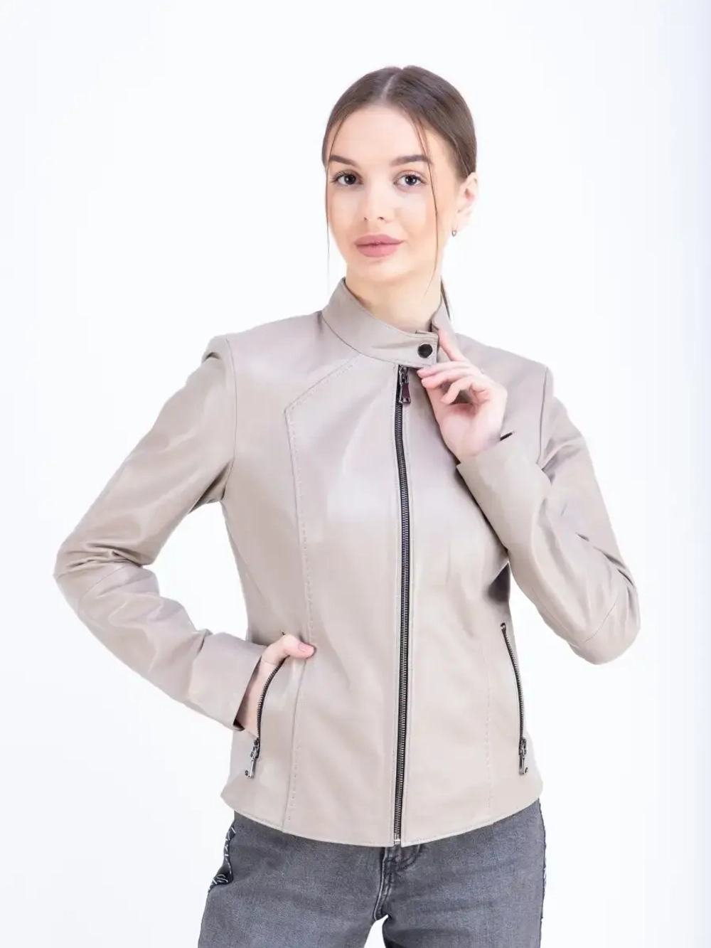 Куртка женская из натуральной кожи