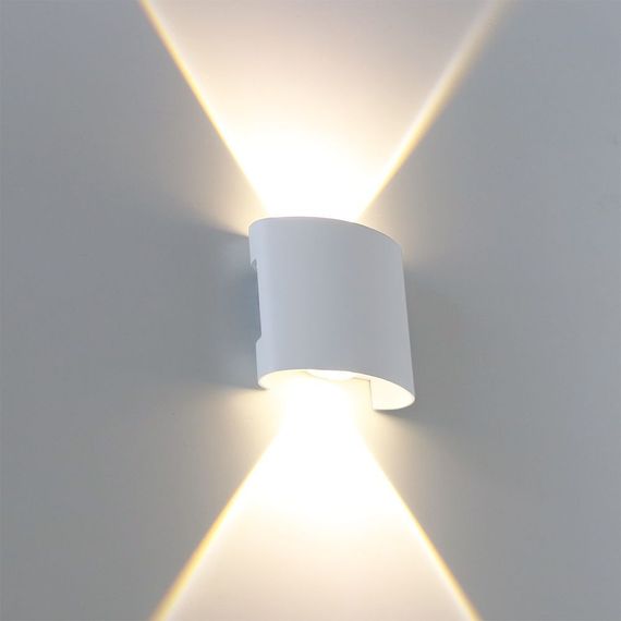 Уличный настенный светодиодный светильник Arte Lamp Bosto A3122AL-2WH