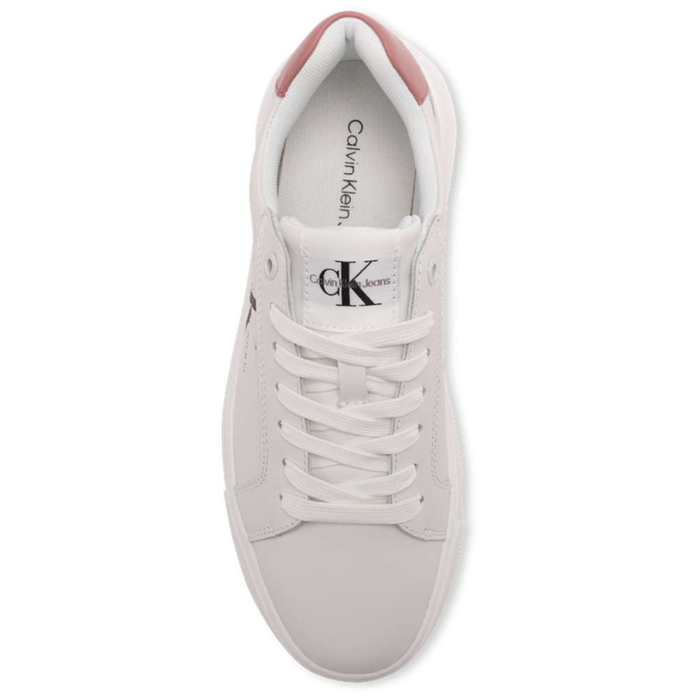 CK/Calvin Klein letter embossed thick-soled all-match small low-top sneakers for women