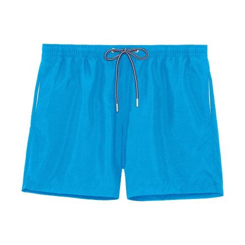 Мужские плавательные шорты бирюзовые HOM SEA LIFE Beach Boxer 402537_4000PF