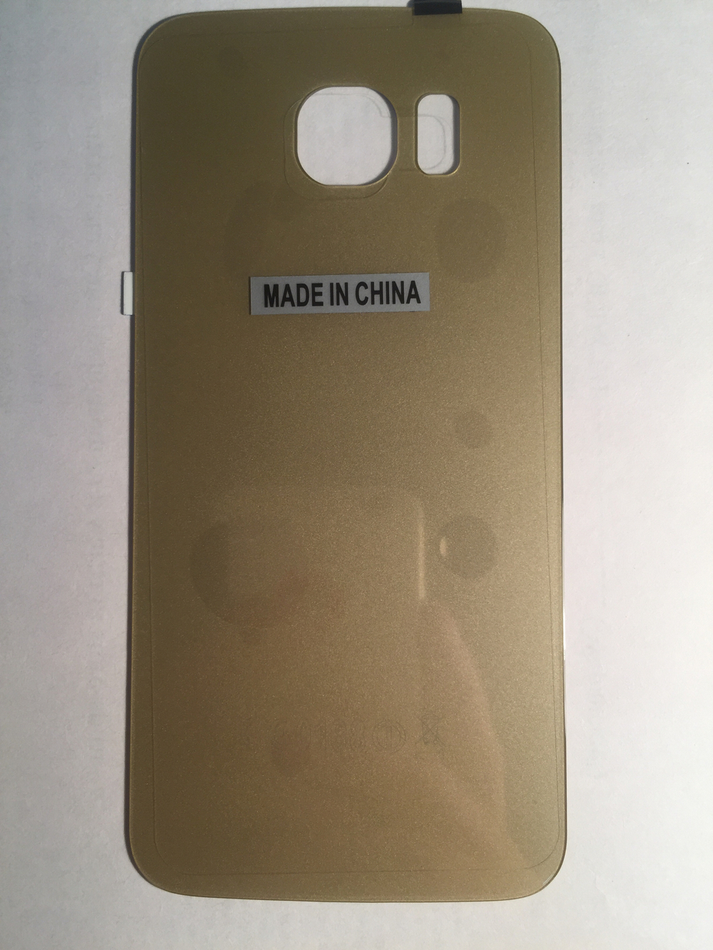 Задняя крышка для Samsung G920F/G920FD (S6/S6 Duos) Золото