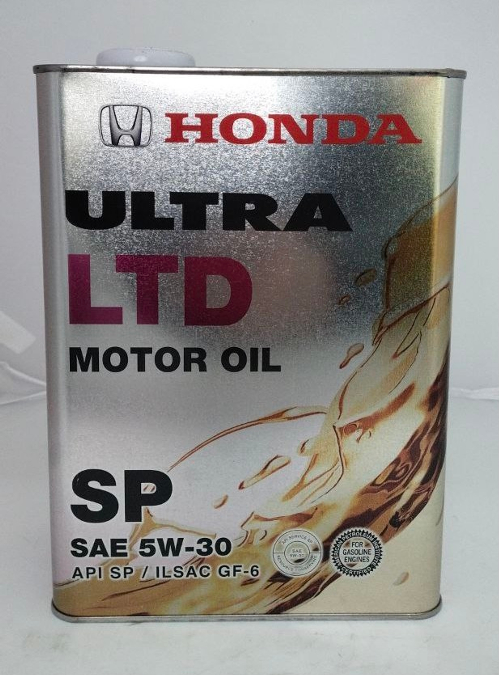 Моторное масло 0821899974 Honda ULTRA LTD API SP/GF-6 SAE 5W-30 Синтетическое 4 л