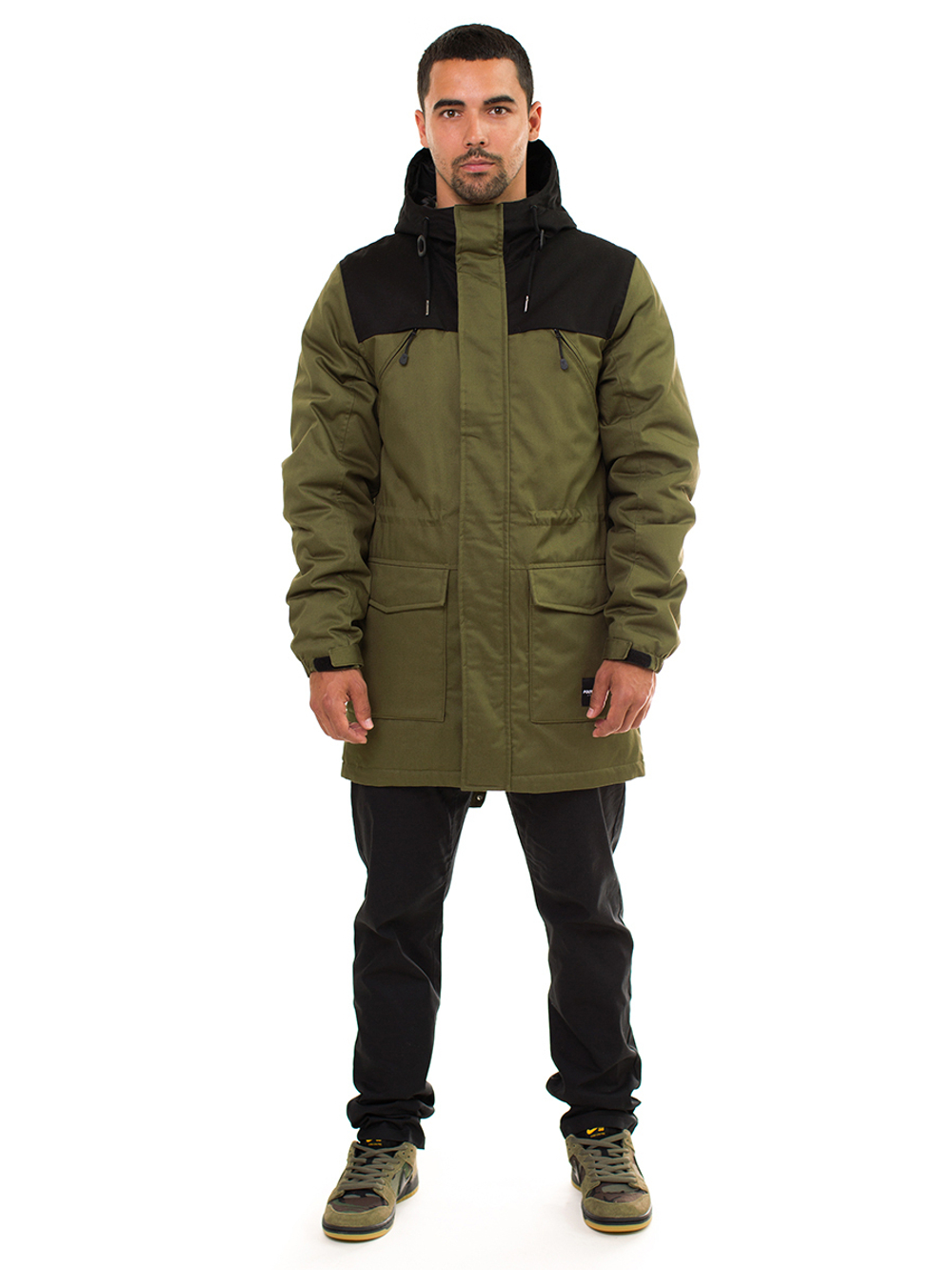 Парка Footwork URBAN FISHTAIL GREEN/BLACK