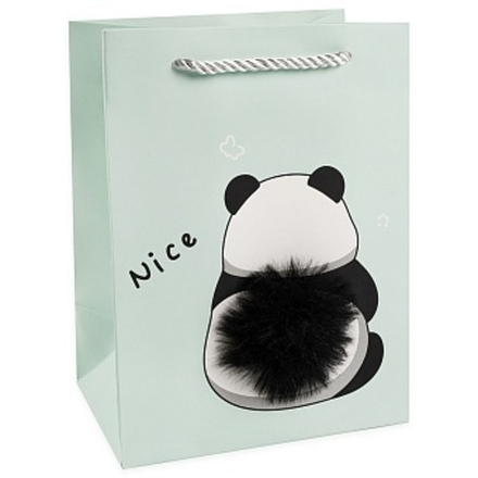 Пакет подарочный, Пушистые хвостики, Дизайн №3, 19,5*14,5*10 см, 1 шт.