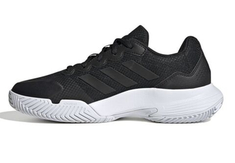Женские Кроссовки теннисные Adidas GameCourt 2 W - core black/core black/silver metallic