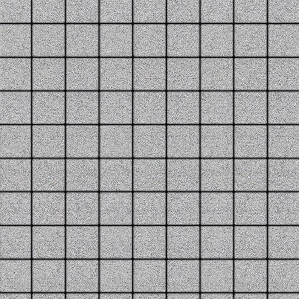 Тротуарная плитка КВАДРАТ 100х100 мм - Гранит Белый