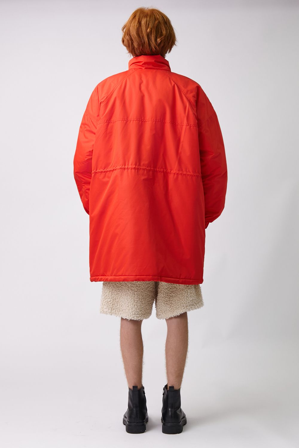 Парка Choompu оверсайз красная