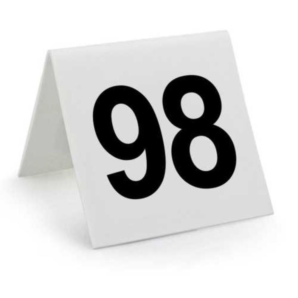 Табличка "Номера" (76-100) 7,5*7,5 см, пластик, P.L. Proff Cuisine