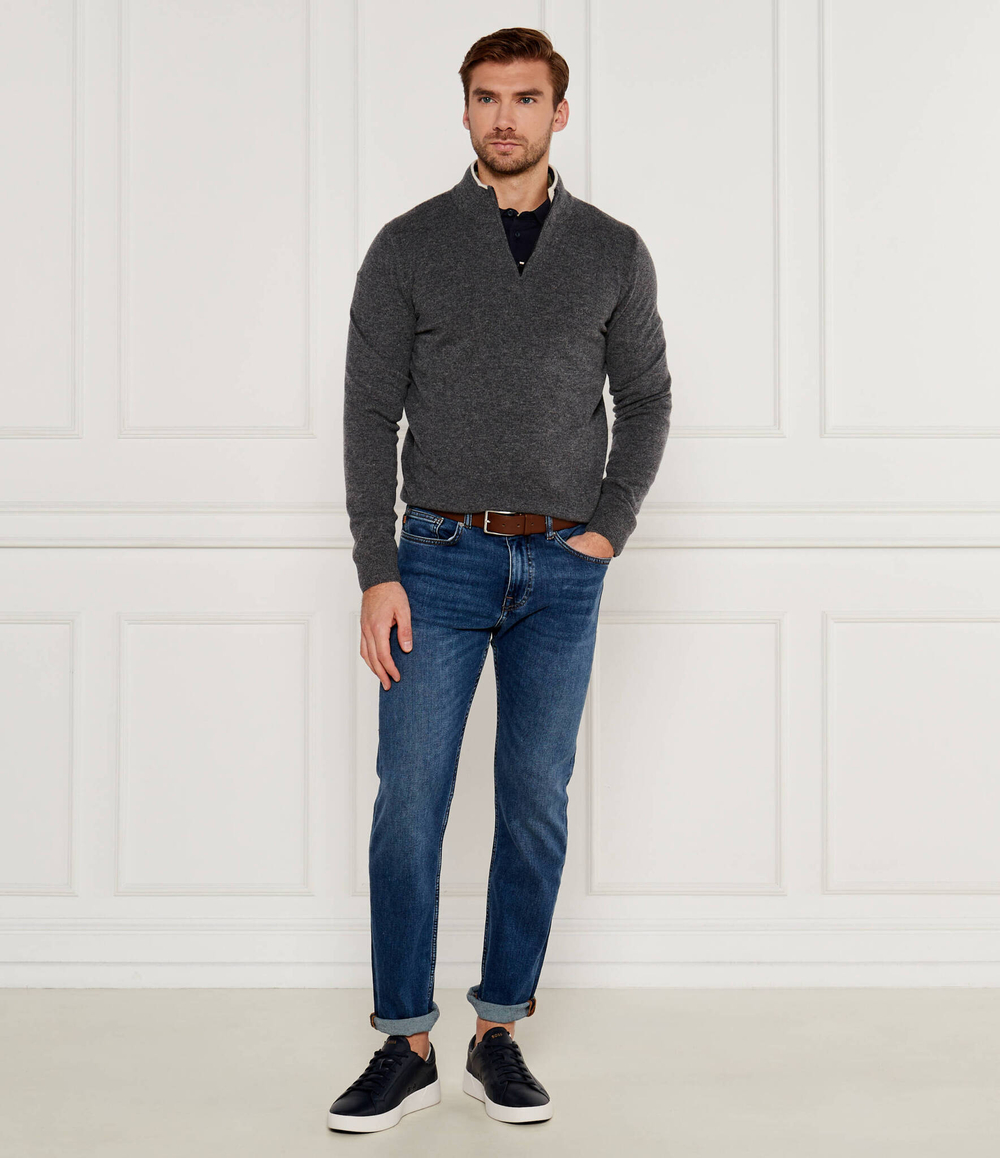 Шерстяной свитер Emarlo BOSS BLACK - графитовый(50530314)