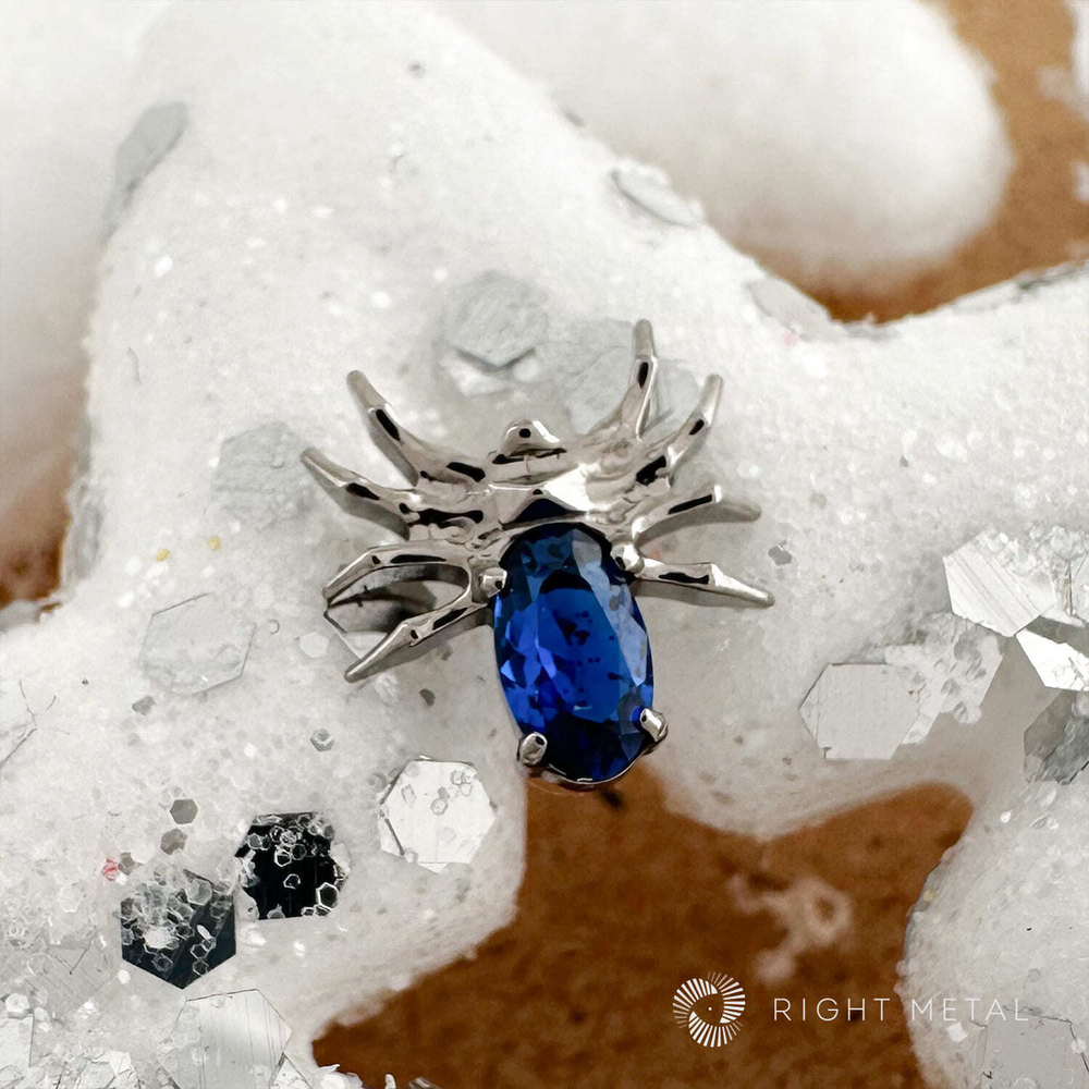 Spider Mini Blue Corundum