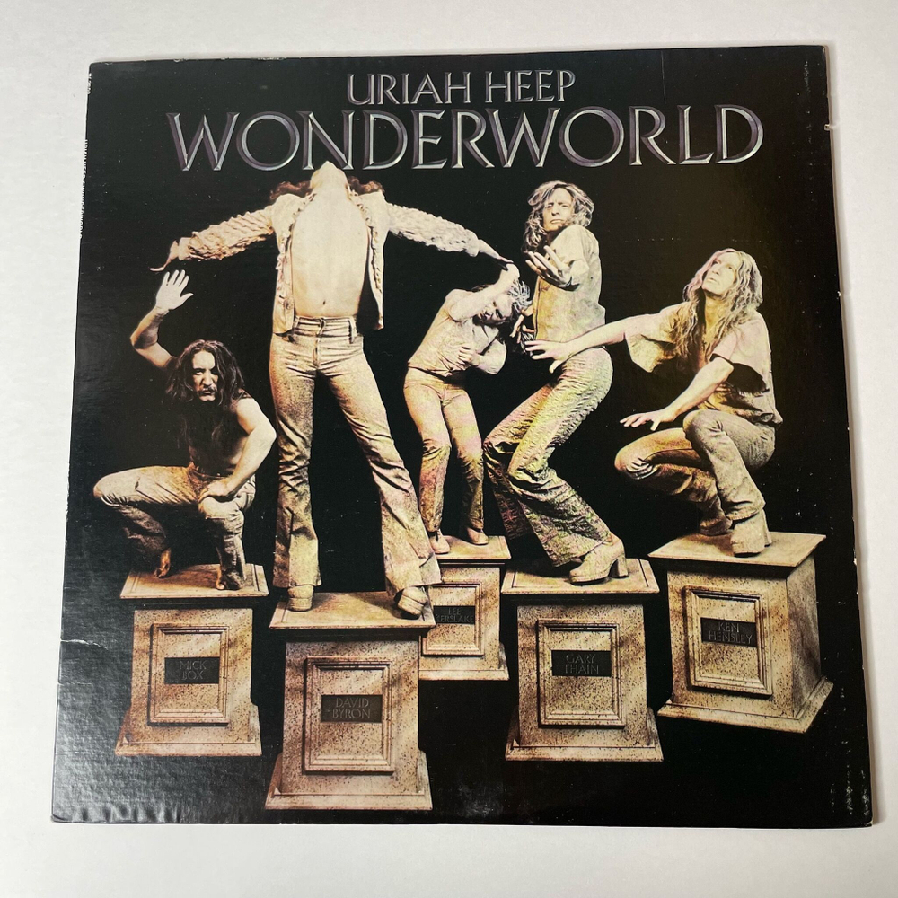 Винтажная виниловая пластинка LP Uriah Heep Wonderworld (USA 1974) Suicidal Man