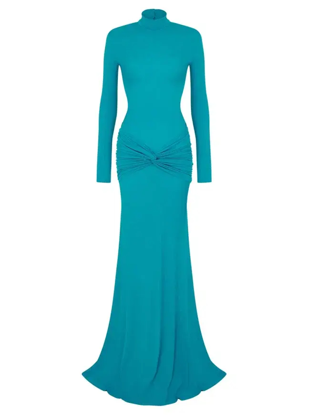 Платье Americano с длинным рукавом, бирюзовый