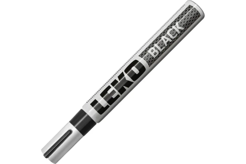 Маркер LEKON Standart с нитроэмалью 4мм, черный, 011804