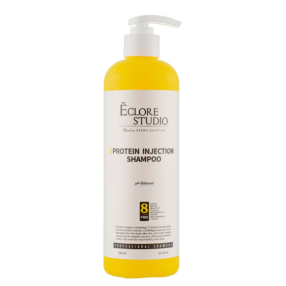 Eclore Studio Шампунь протеиновый - Protein injection shampoo, 500мл    , шт