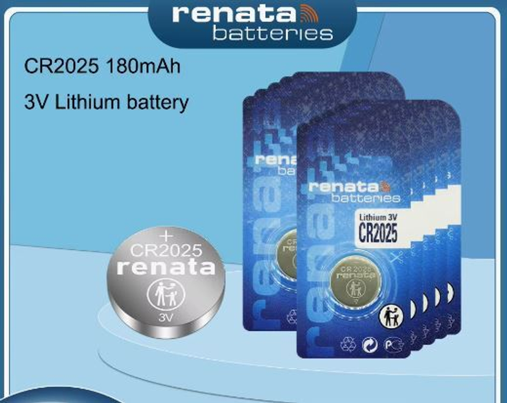 Элемент питания RENATA CR2025 BL1 оптом