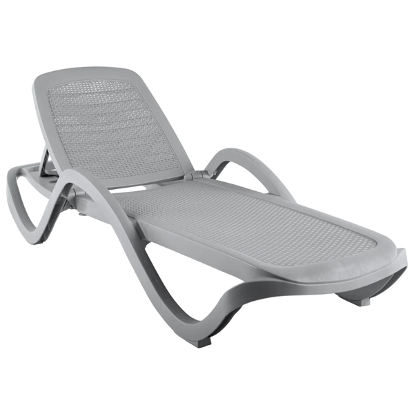 Шезлонг CAPRI плетеный грэй