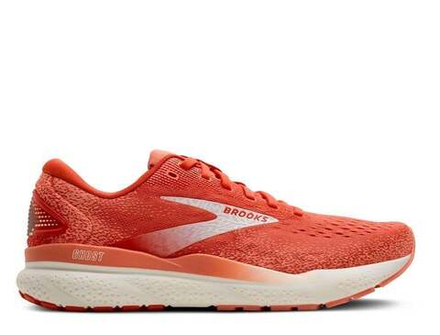 Кроссовки для бега женские Brooks Ghost 16 Оранжево-Белые