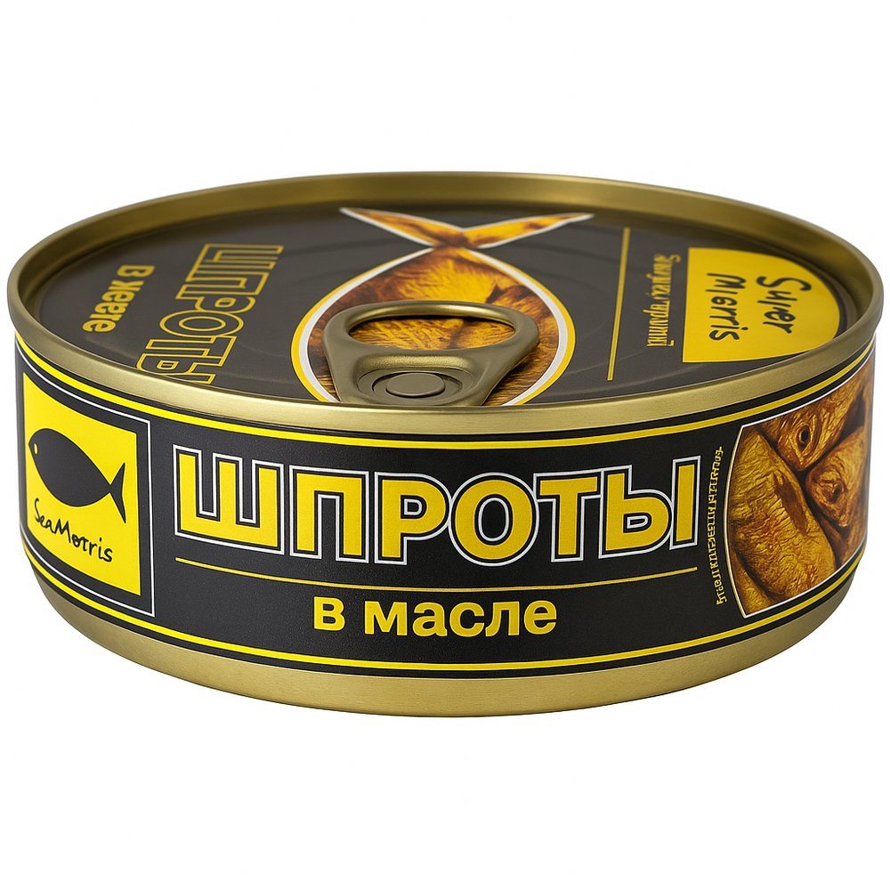 Шпроты в масле Стелла Марис 240 гр