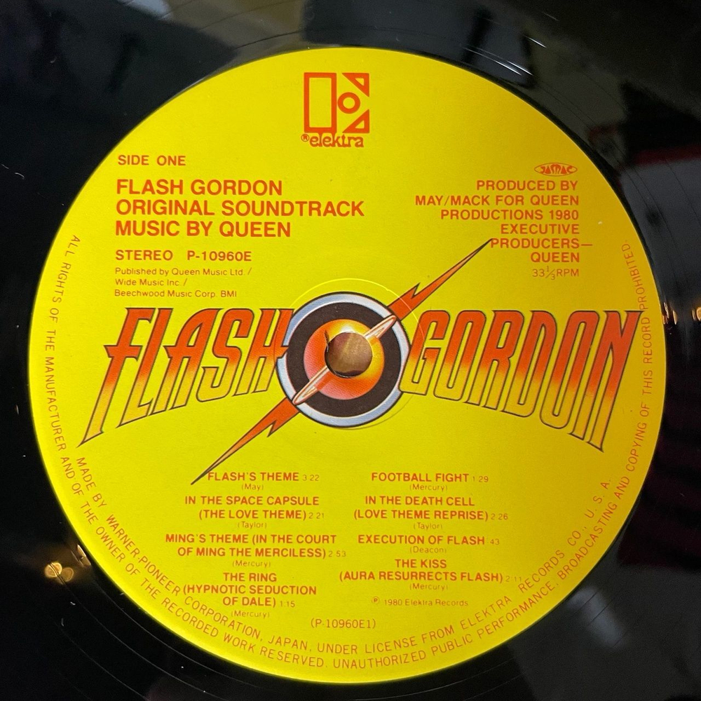 Винтажная виниловая пластинка LP Queen Flash Gordon (Soundtrack Music) (Japan 1980) (Obi) The Wedding March