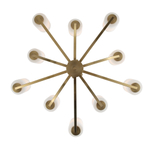 SL1403.303.10 Люстра подвесная ST-Luce Латунь/Прозрачный E27*10 40W ОПАЛ